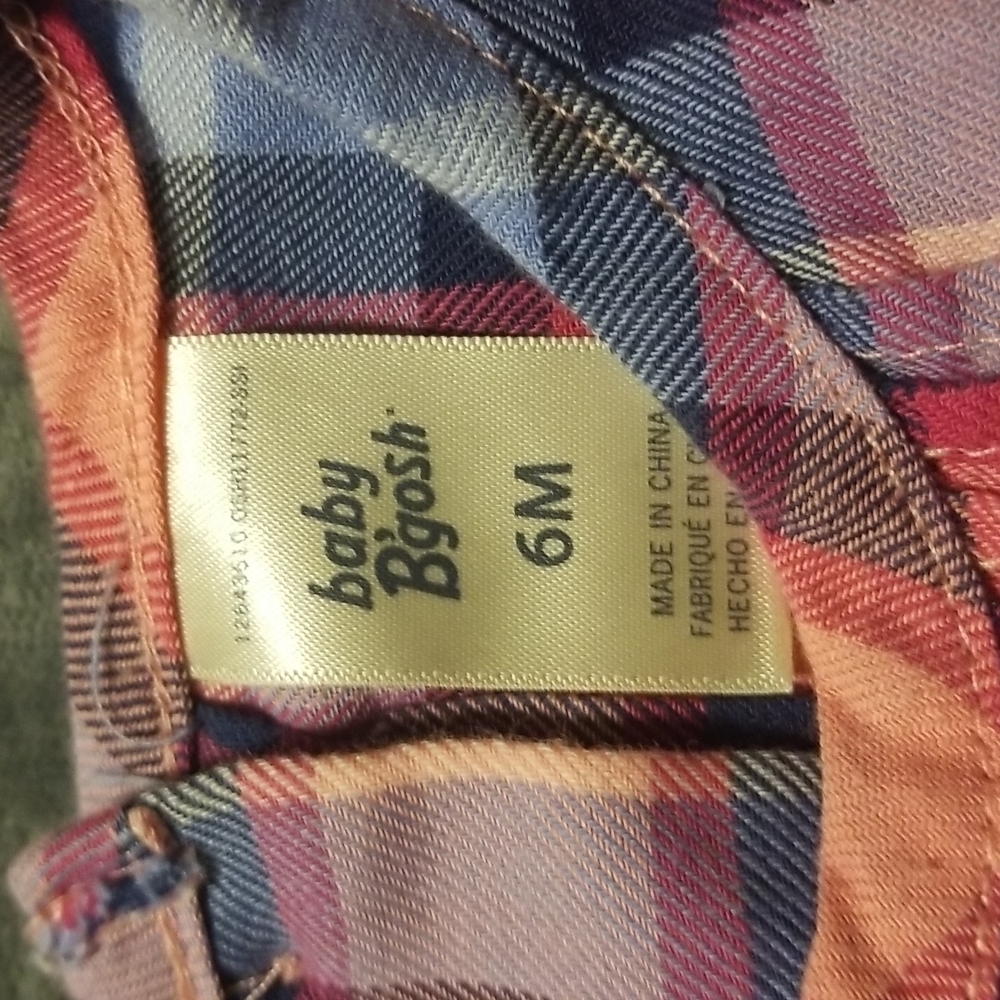 Oshkosh Baby Girl's Plaid Onesie - Picture 6 of 11